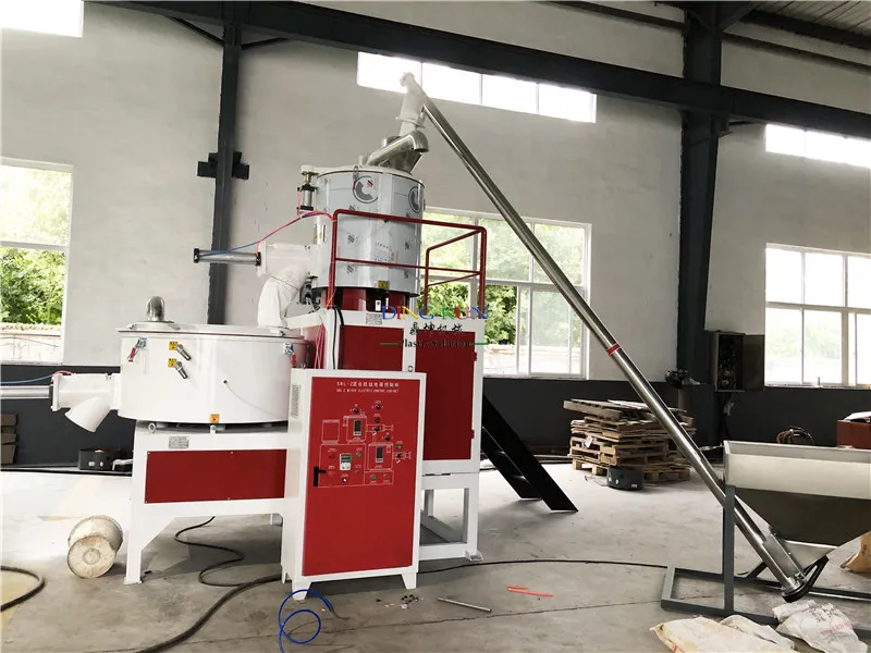 Fully Automatic Plastic Heating Cooling Mixer SRL-Z300/600 High Speed PVC Raw Materials Hot Cold Mixing Machine Units