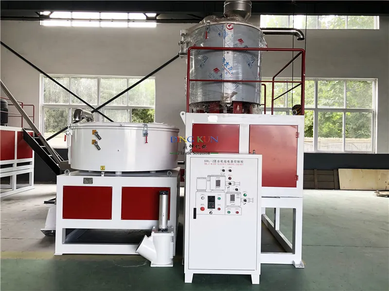 Fully Automatic Plastic Heating Cooling Mixer SRL-Z300/600 High Speed PVC Raw Materials Hot Cold Mixing Machine Units