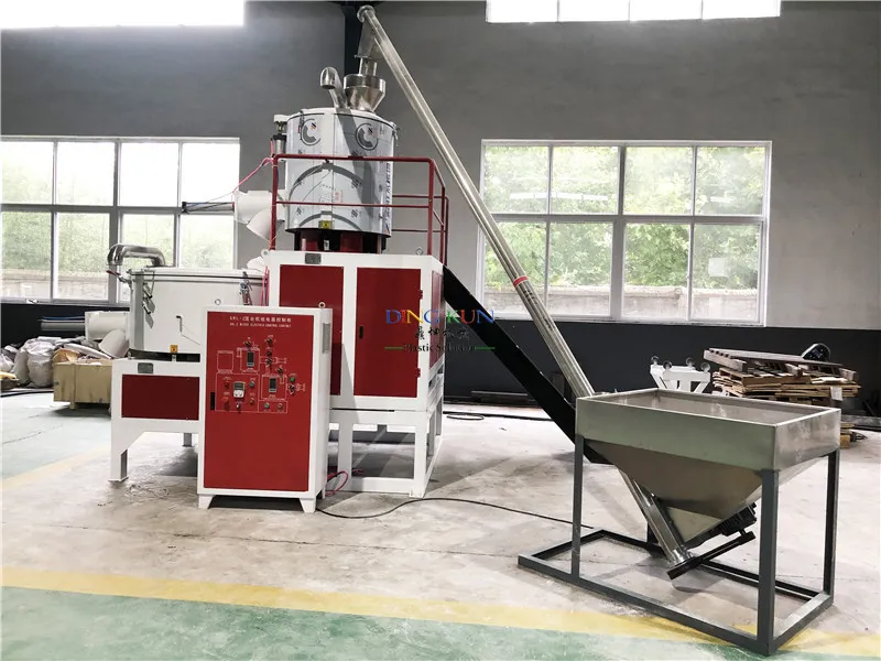 Fully Automatic Plastic Heating Cooling Mixer SRL-Z300/600 High Speed PVC Raw Materials Hot Cold Mixing Machine Units