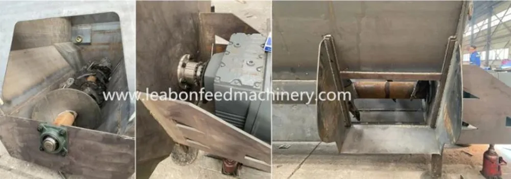 Grass Crushing Feed Mixer Wagon Horizontal with Motor 500kg Electric Diesel Horizontal Tmr Feed Mixer for Dairy Farm