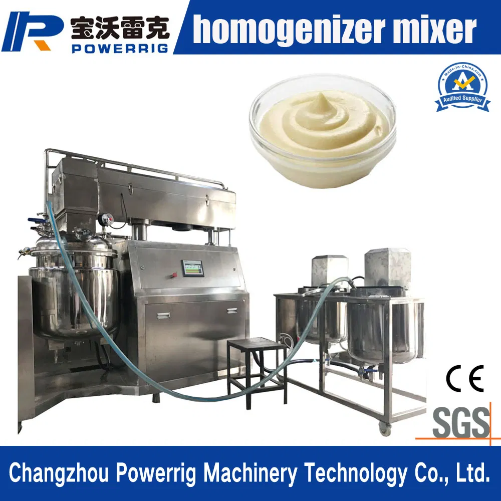 High Quality Cosmetic Cream Vacuum Homogenizer Mixer Machine
