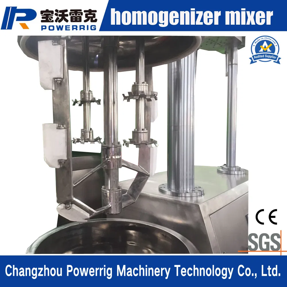 High Quality Cosmetic Cream Vacuum Homogenizer Mixer Machine