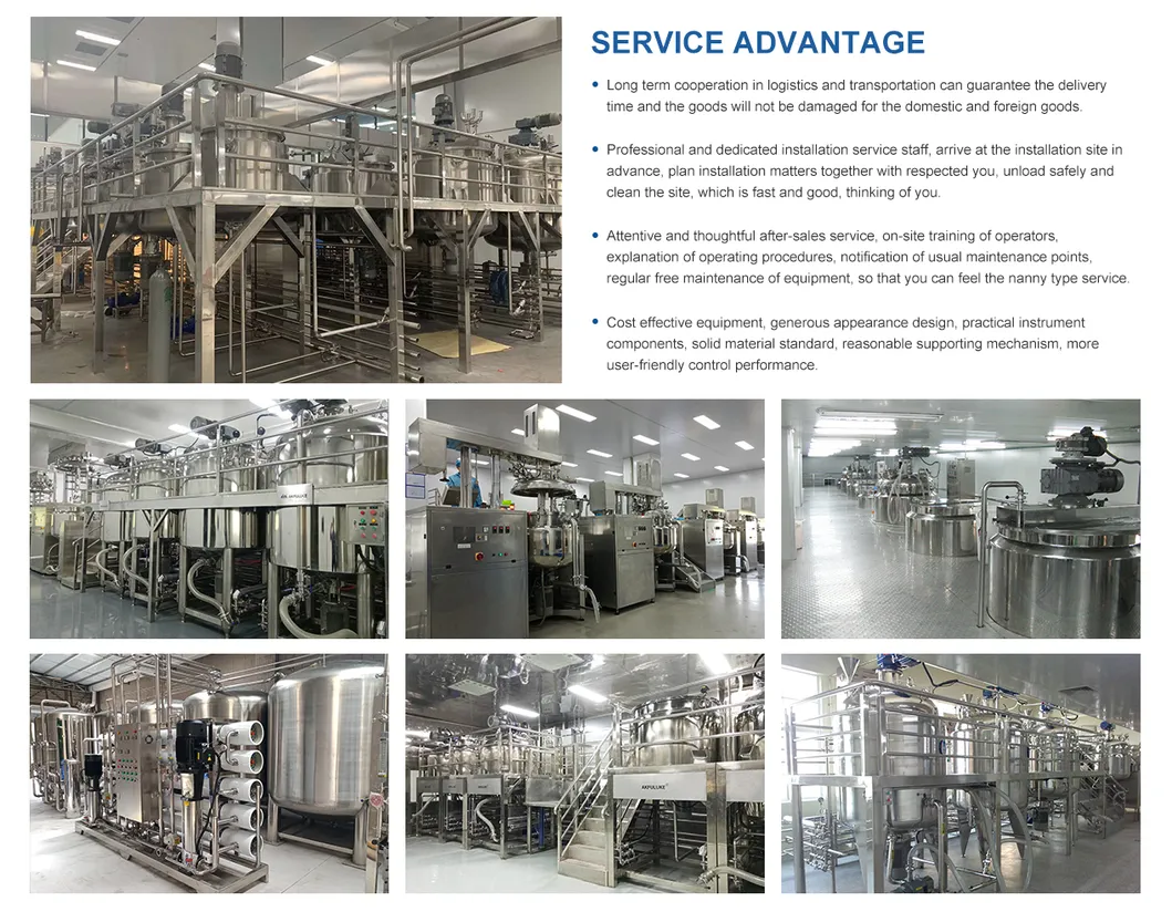 High Quality Liquid Soap Shampoo Liquid Hand Wash Making Machine with Electric Heater Jacket Kettle Mixer Machine Mixing Machine