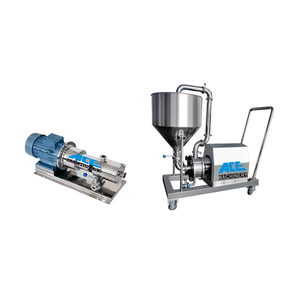 High Shear Dispersion Mixers Vacuum Emulsifying Homogeneous Emulsification Pump