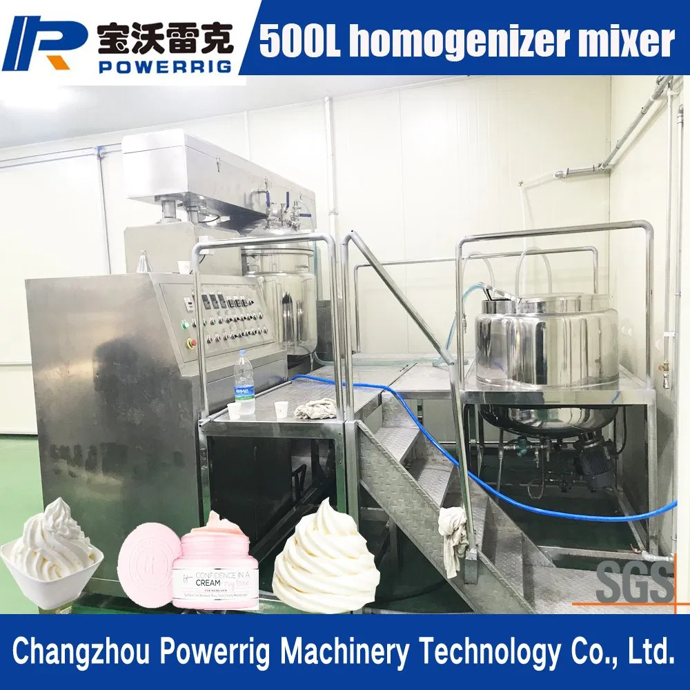 High Speed Emulsifier Mixer Homogenizer Machine for Shampoo Lotion Cream