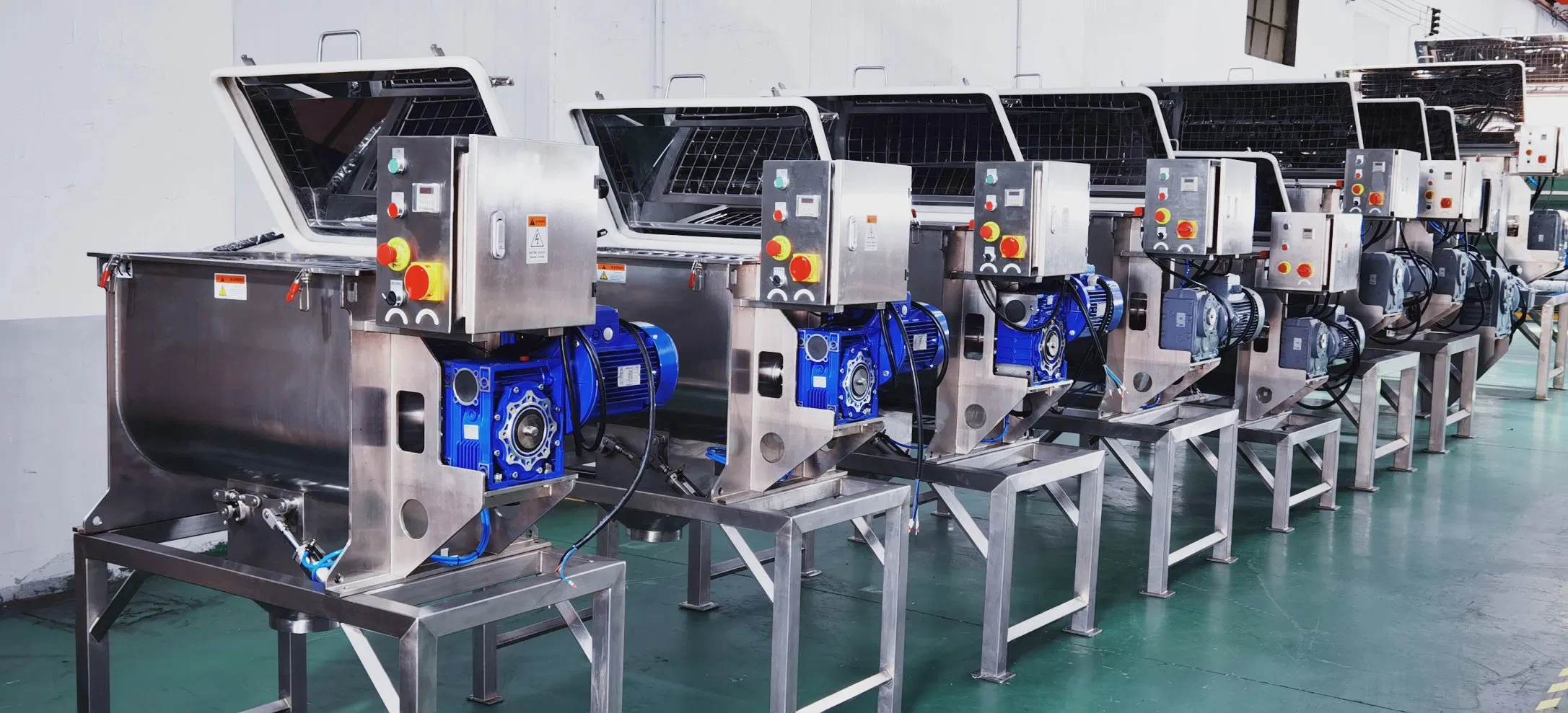 High Speed Industrial Dry Powder Ribbon Blender Mixer