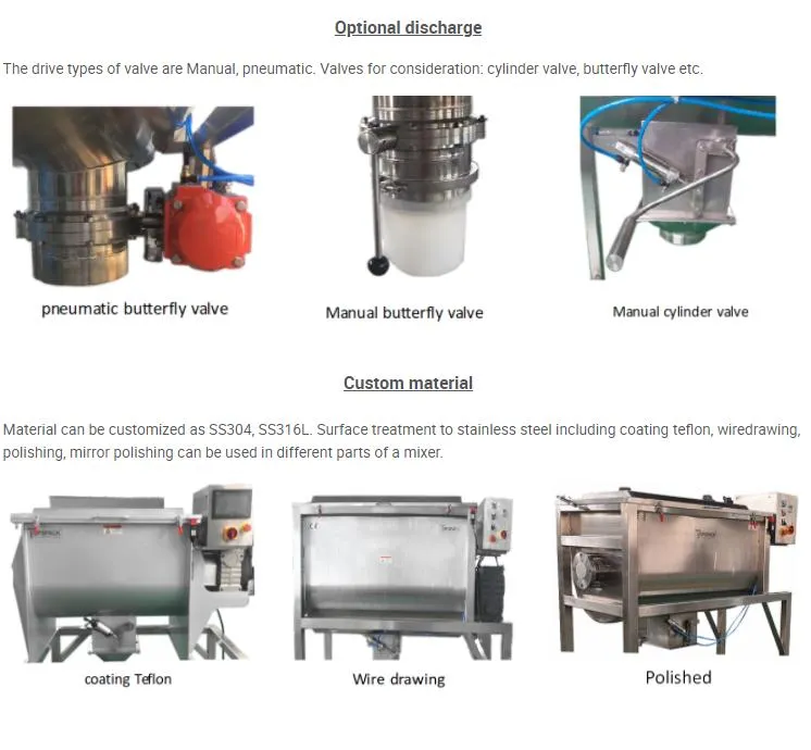 High Speed Spice Powder Blender Mixing Machine for Powder Mix