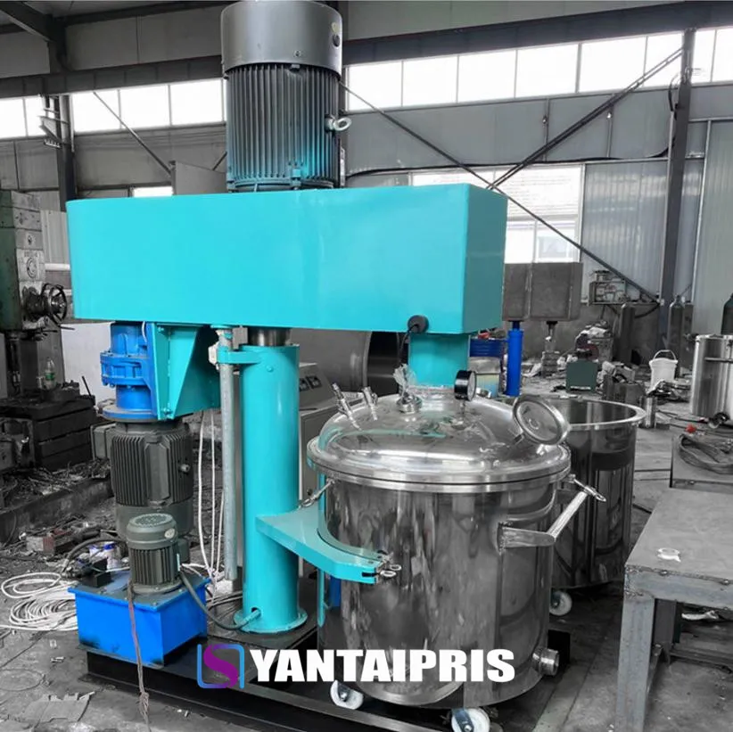 High Speed Triple Shaft Dissolver for Tile Beauty Filler Sealer Grout Production (with formula)