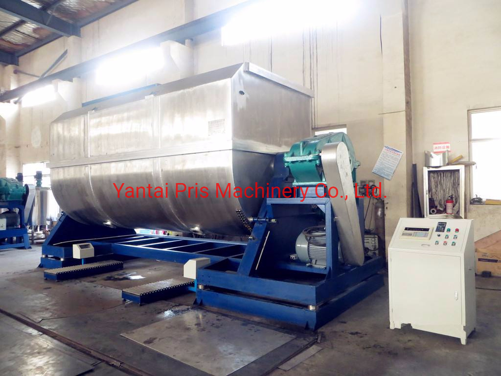 Horizontal Double Ribbon Mixer for Making Quartz Sand Paints Texture Paints Stone Effect Sand in Water Paints