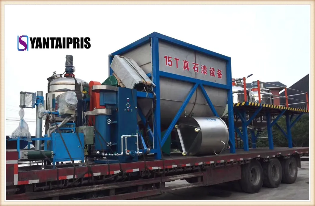 Horizontal Imitated Granite Real Stone Rock Chip Paints Making Machine