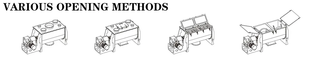 Horizontal Ribbon Mixing Equipment for Pharmacy Industry