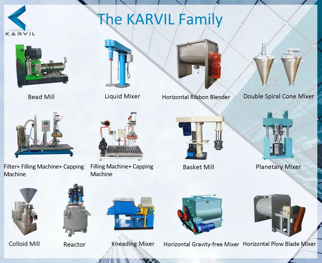 Horizontal Ribbon Mixing Equipment for Pharmacy Industry