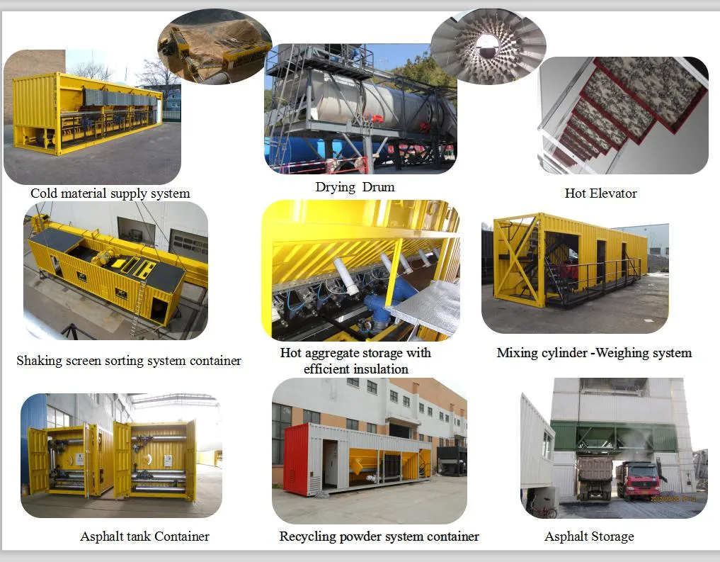 Hot Mix Asphalt Plant 160 Tph for Road Construction