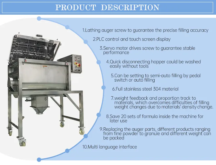 Hot Sales Ribbon Mixing Machine for Powder Packing