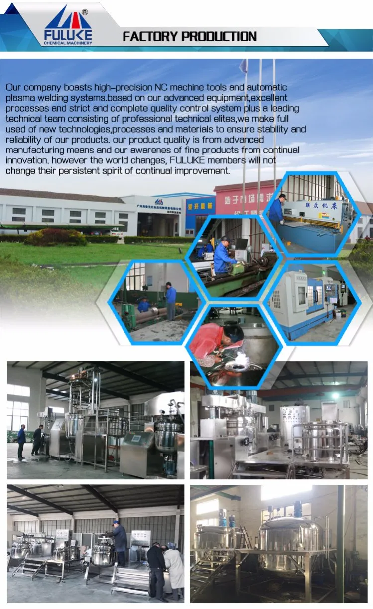 Hot Sell Vacuum Homogenizing Mixing Emulsifier Petroleum Jelly Making Machine