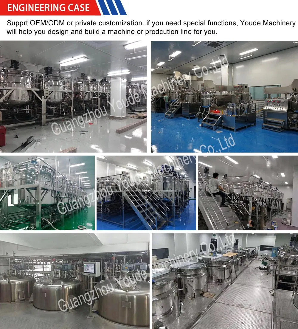 Hot Selling Stainless Steel Mixing Equipment Emulsify Tank Hand Sanitizer Making Machine