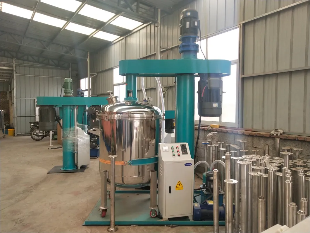 Hydraulic Lifting High Speed Disperser Paint Pigment Mixer Mixing Machine with Dispersion Plate