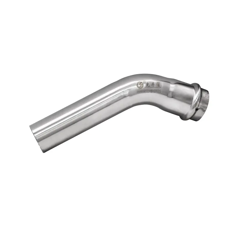 45 degree Elbow with One Plain End Stainless Steel Double Press Fittings