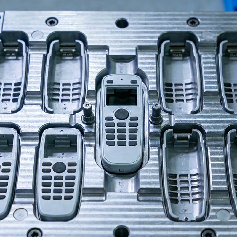 Precision Injection Mold for Small High-Cavity Remote Control Housings