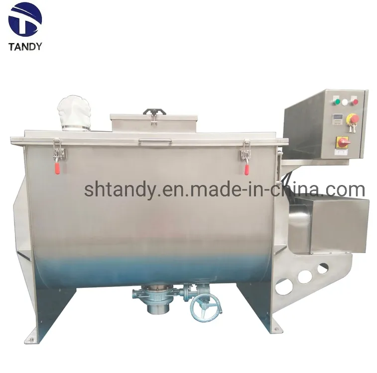 Industrial Automatic Ribbon Mixer Blender for Curry Powder Agitation
