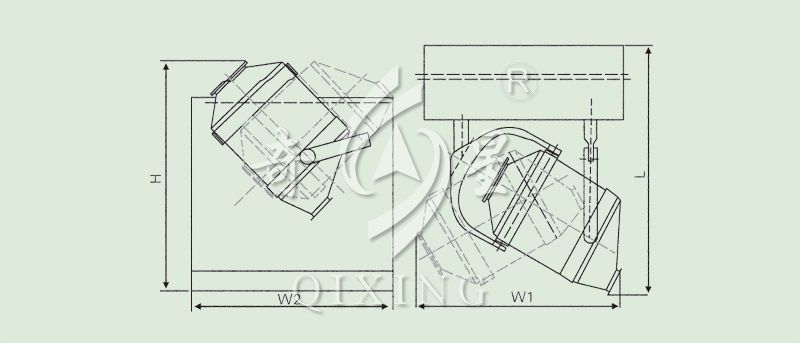 Industrial Stainless Steel Food Grade 3D Movement Granular Powder Mixer
