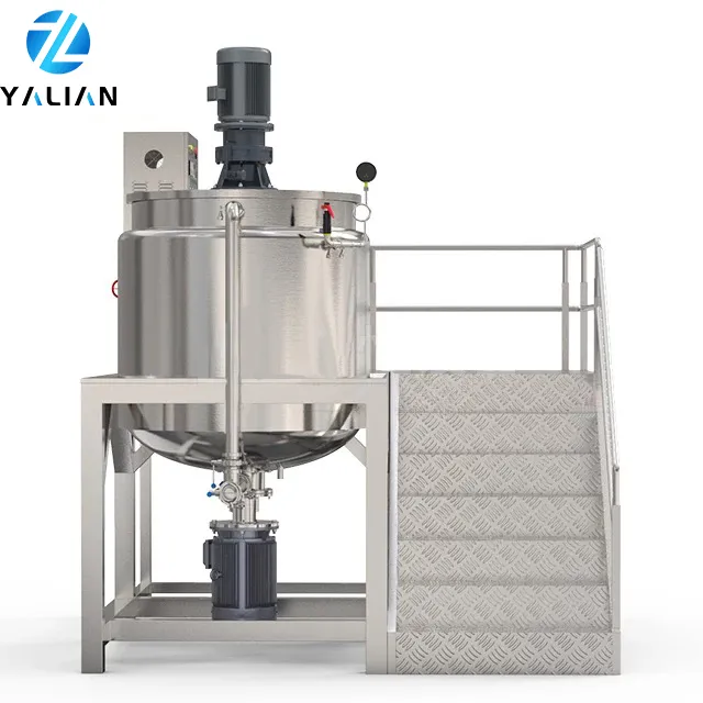 Liquid Detergent Mixing Tank 3000L Chemical Mixing Tank with Agitator