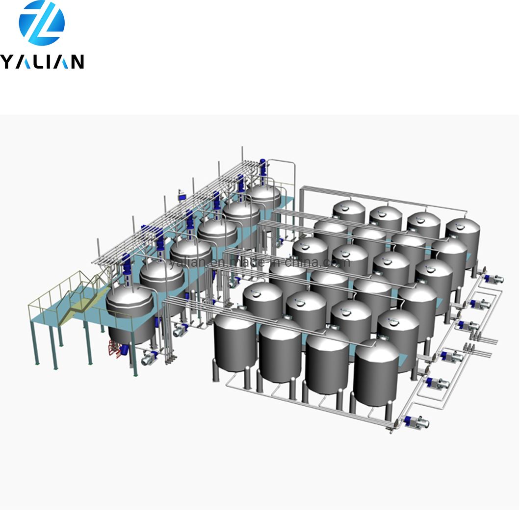 Liquid Mixer Machine Liquid Detergent Equipment High Speed Disperser