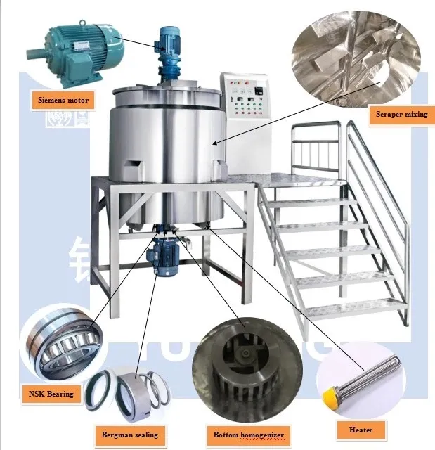 Liquid Soap Mixer Liquid Detergent Mixing Machine