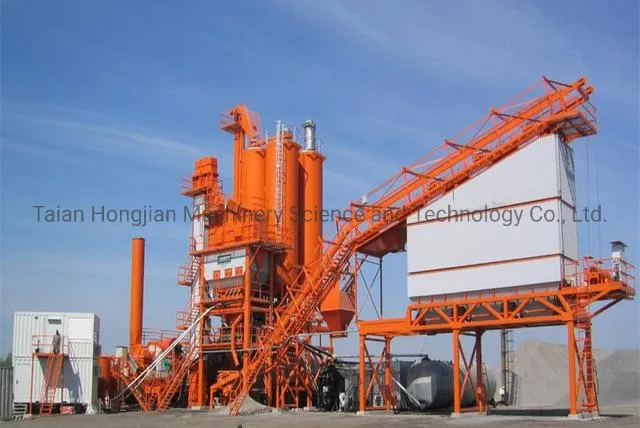 Modular Design Stationary Asphalt Equipment Batching Mixer Plant with Capacity 160-240t with Good Price