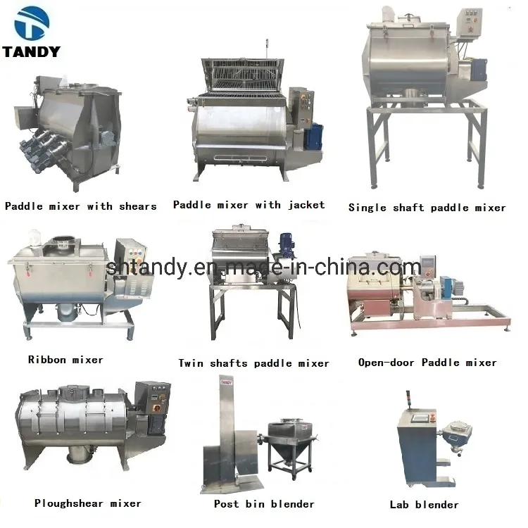 Multifunctional Mixer Machines/Single Shaft Paddle Mixer Capacity Mixer 1500L