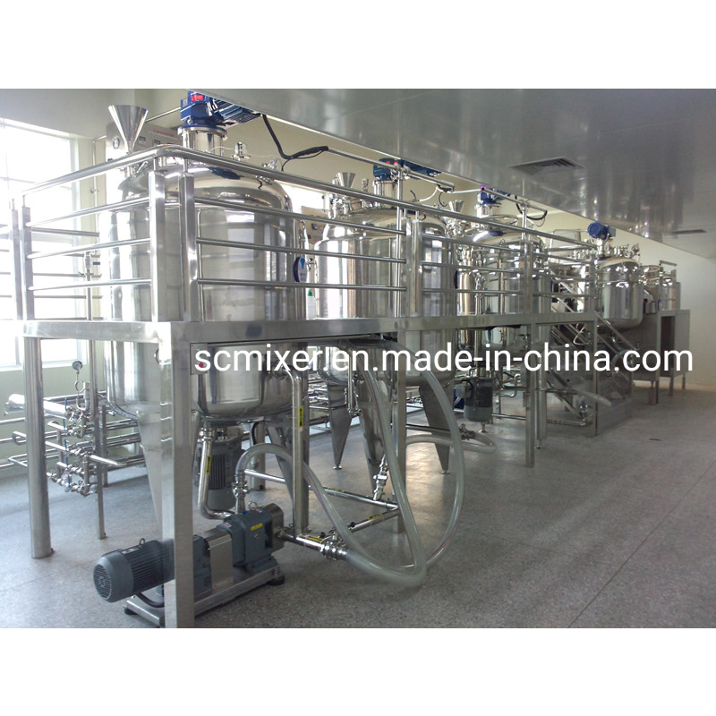 Planetary Vacuum Mixer Homogenizer Cream Mixer Vacuum Planetary Mixer
