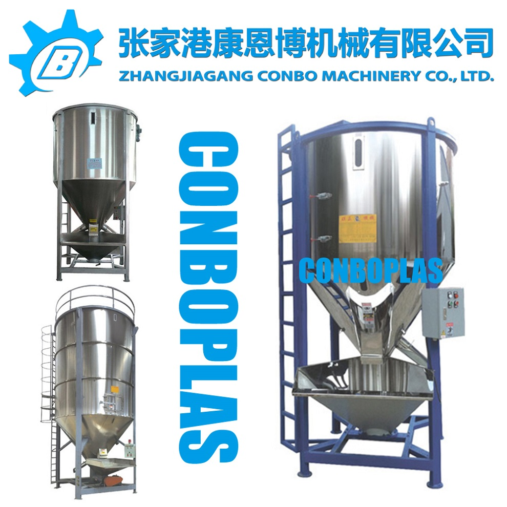 Plastic Lifting Drying Heating Hot Mixer for ABS Pet PP LDPE/HDPE Pellets Granules
