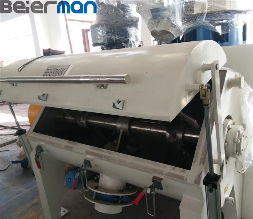 Plastic Powder/Rubber SRL-W800/2000L Horizontal 304 Stainless Steel Barrel Hot and Cold Mixing Unit High Speed Mixer ABB Frequency Inverter