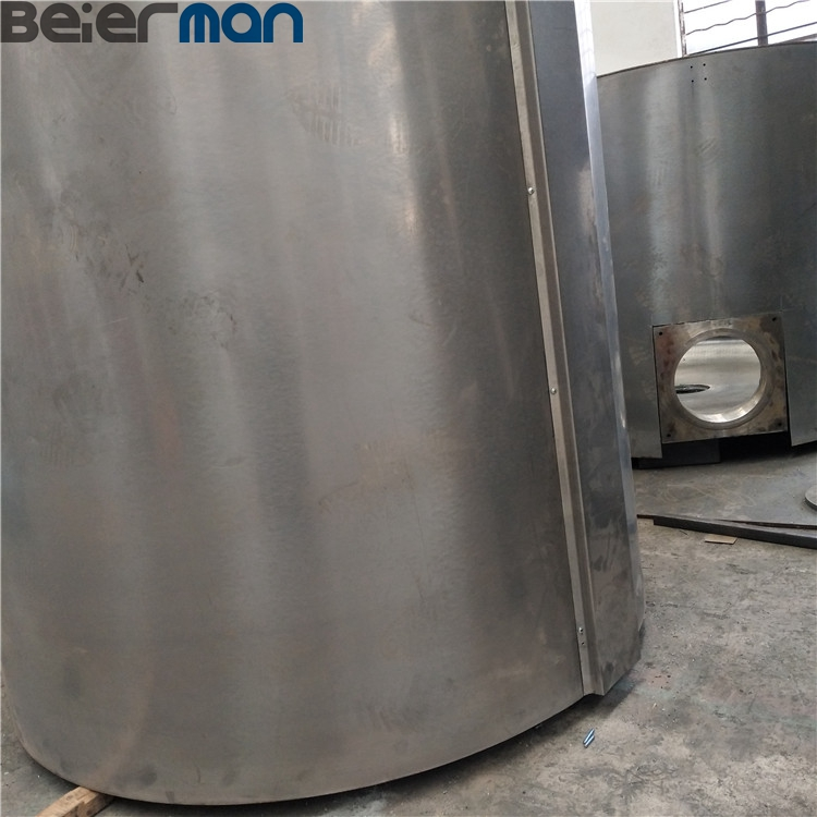 Plastic Powder/Rubber SRL-W800/2000L Horizontal 304 Stainless Steel Barrel Hot and Cold Mixing Unit High Speed Mixer ABB Frequency Inverter