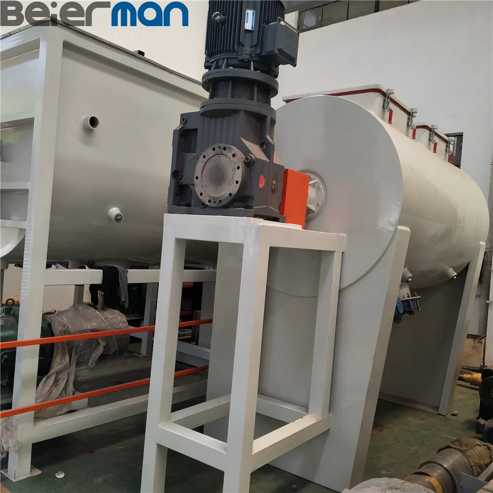 Plastic Powder/Rubber SRL-W800/2000L Horizontal 304 Stainless Steel Barrel Hot and Cold Mixing Unit High Speed Mixer ABB Frequency Inverter