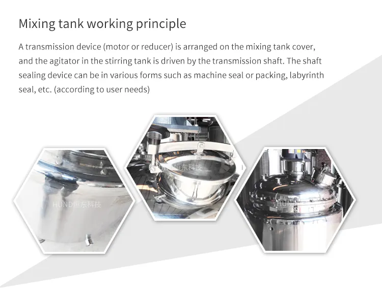 Sanitary Syrup Blending/Beverage Mixing Tank/Sugar Melting/Dissolving Tank