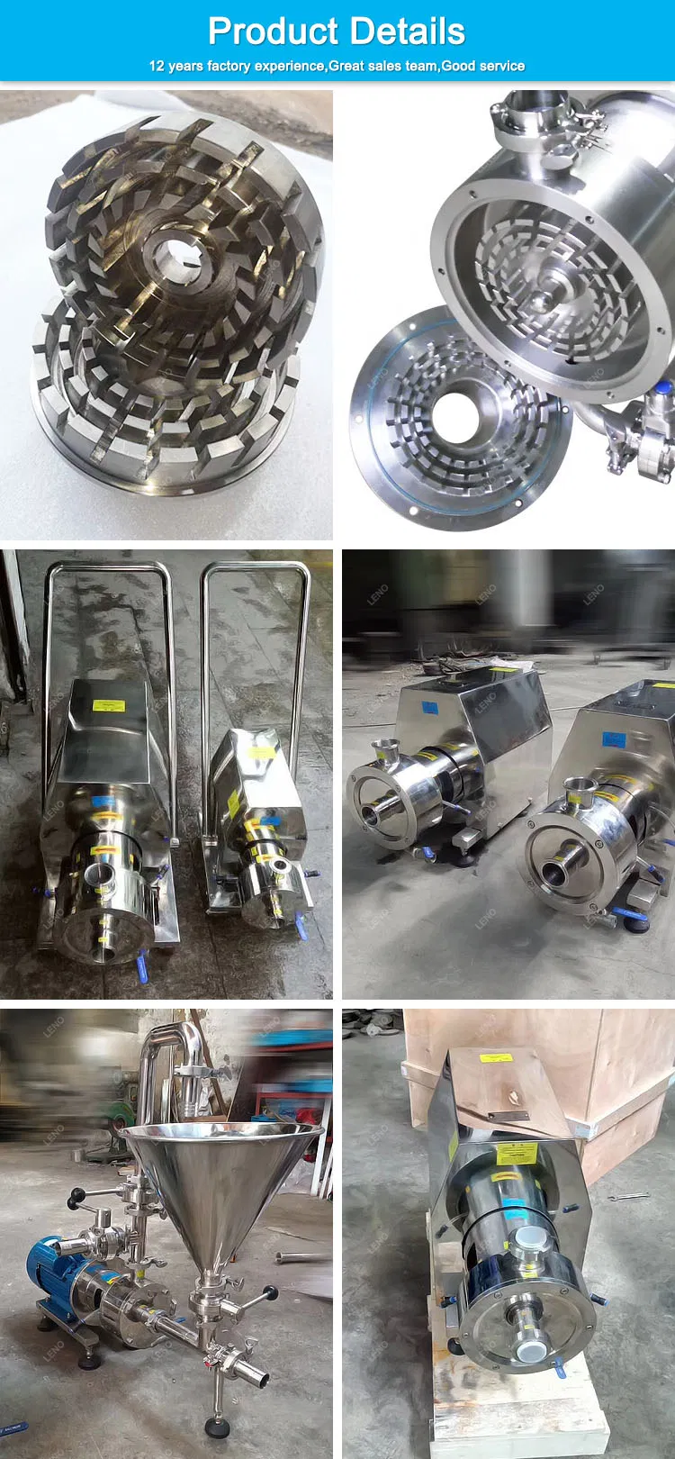 Self-Controlled Emulsified Homogenizing Mixing Pump Electric Power Single Stage Pumps