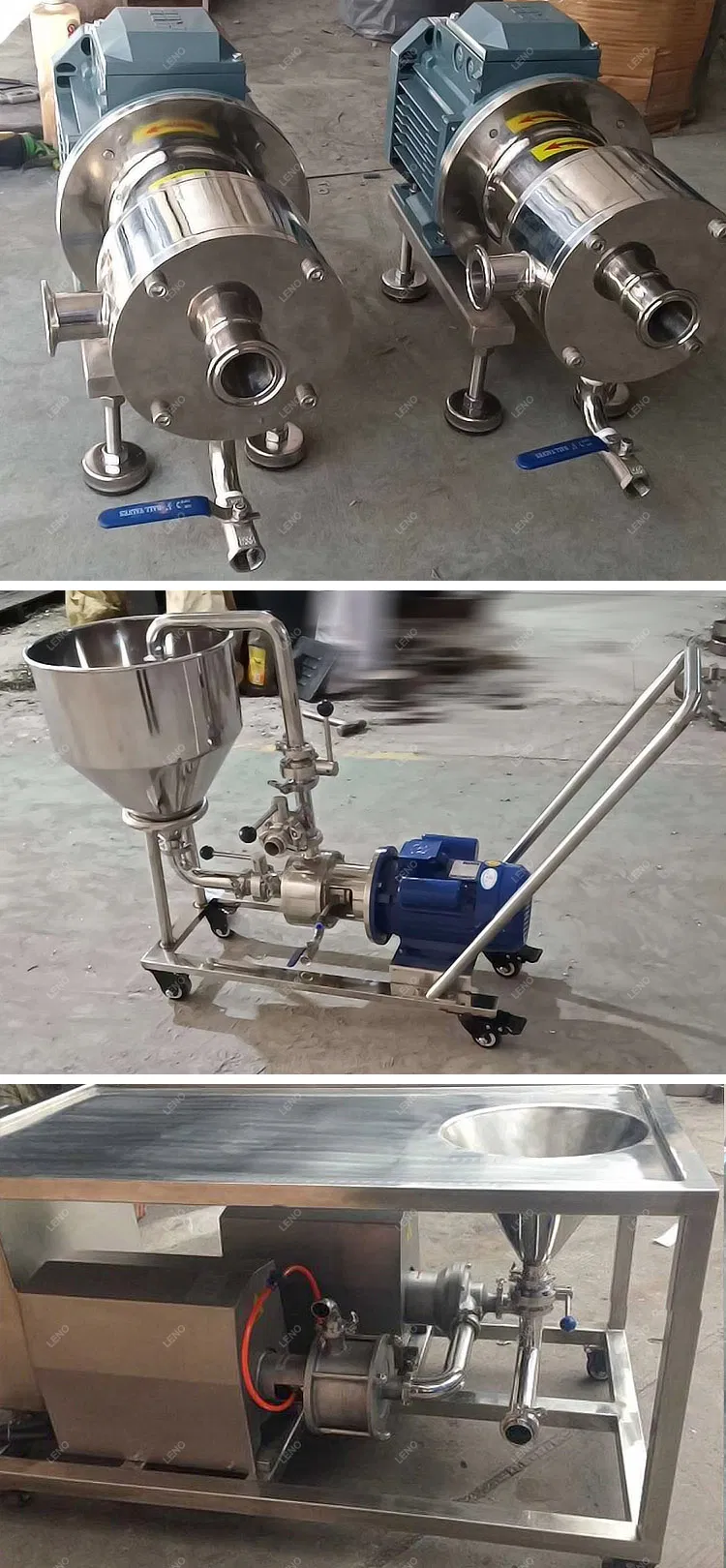 Self-Controlled Emulsified Homogenizing Mixing Pump Electric Power Single Stage Pumps