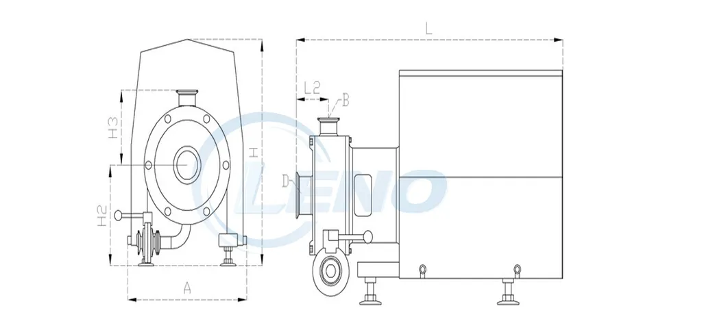 Self-Controlled Emulsified Homogenizing Mixing Pump Electric Power Single Stage Pumps