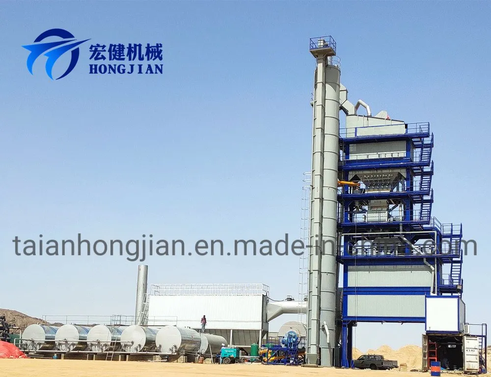 Shandong Fujian Hot Mix Asphalt Batching Plant, Concrete Mixer Pump and Bitumen Spray