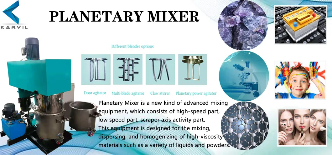 Slurry Mixing Planetary Blender Equipments