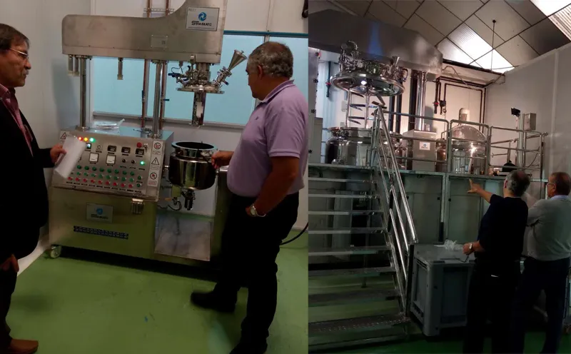 Small Lab Emulsifier Mixersmall Scale Homogenizersour Cream Making Machinestandard Operating Procedure Homogeniser