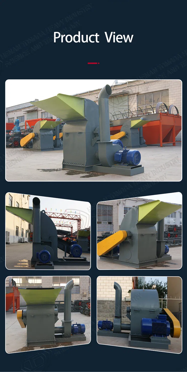 Smash Finer 3ton/H New Type Organic Fertilizer Straw Crusher Machine