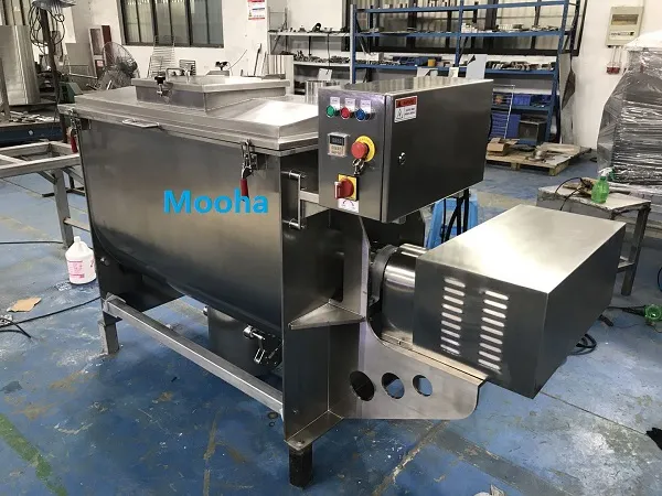 Stainless Steel Chemical Powder Granualar Ribbon Blender Horizontal Powder Ribbon Agitator
