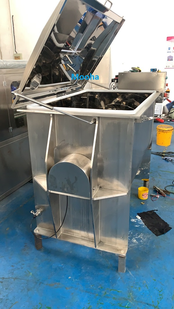Stainless Steel Chemical Powder Granualar Ribbon Blender Horizontal Powder Ribbon Agitator