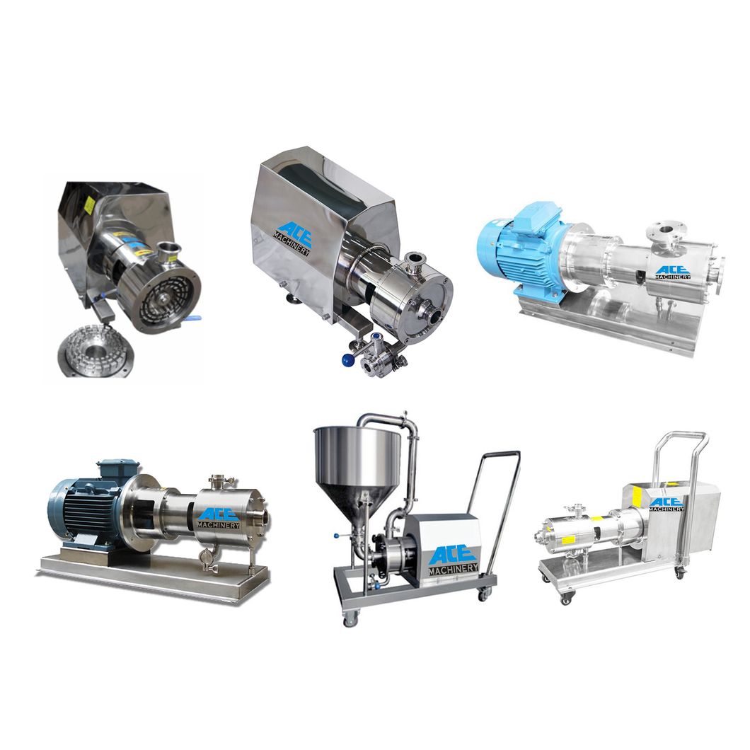 Stainless Steel Cosmetic Cream Single Stage Homogenizing Single Stage Emulsion Pump