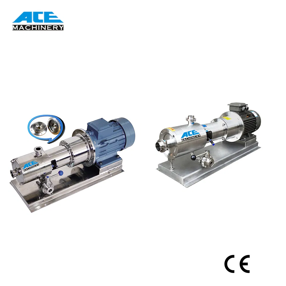 Stainless Steel Cosmetic Cream Single Stage Homogenizing Single Stage Emulsion Pump