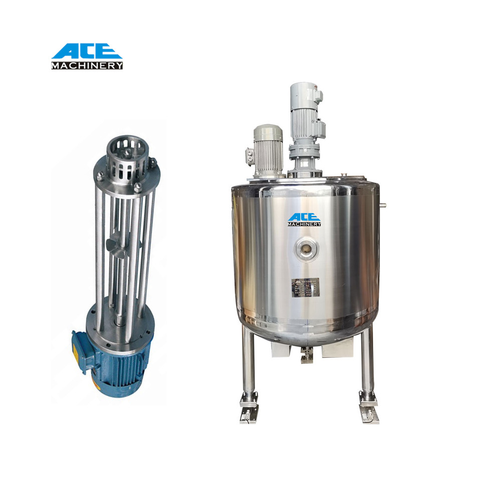 Stainless Steel Costmetics Cream Homogenis High Shear Emulsifier Mixer