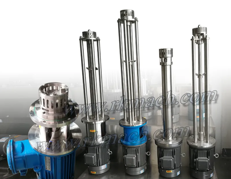 Stainless Steel Heating Mixing Tank with High Shear Homogenizer