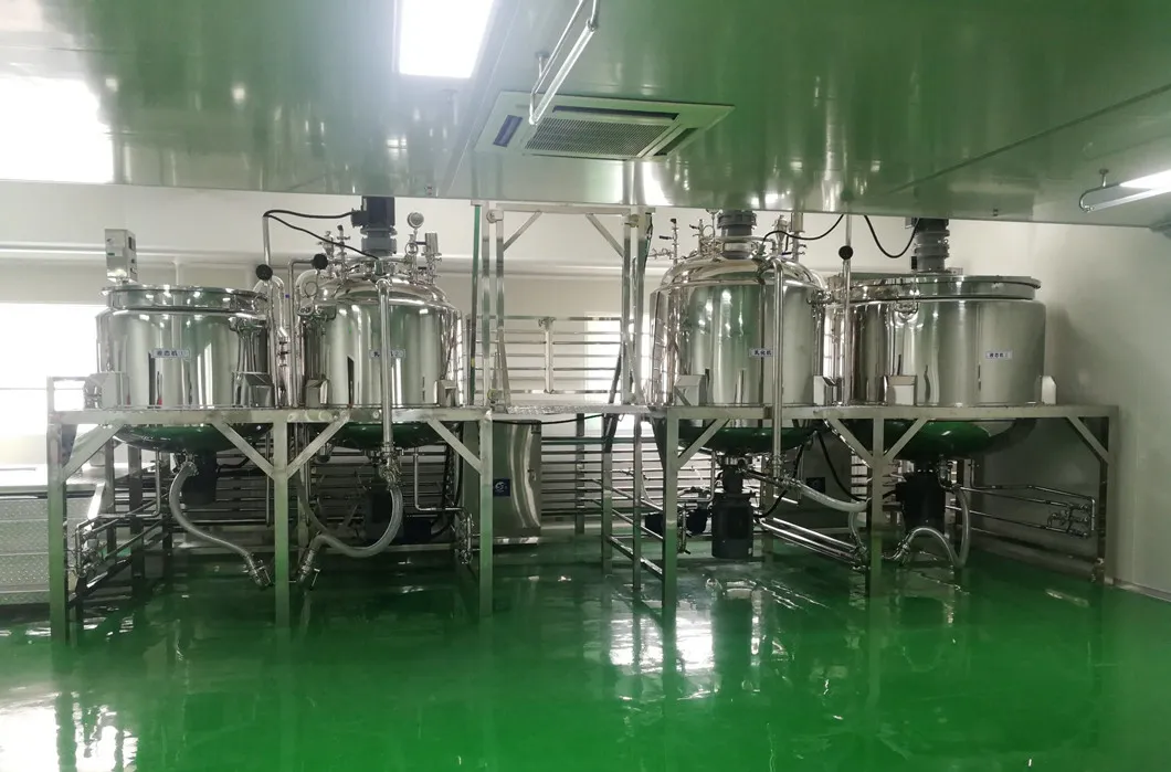 Stainless Steel Liquid/Cream/Lotion/Sauce Blending and Mixing Machine with Agitator